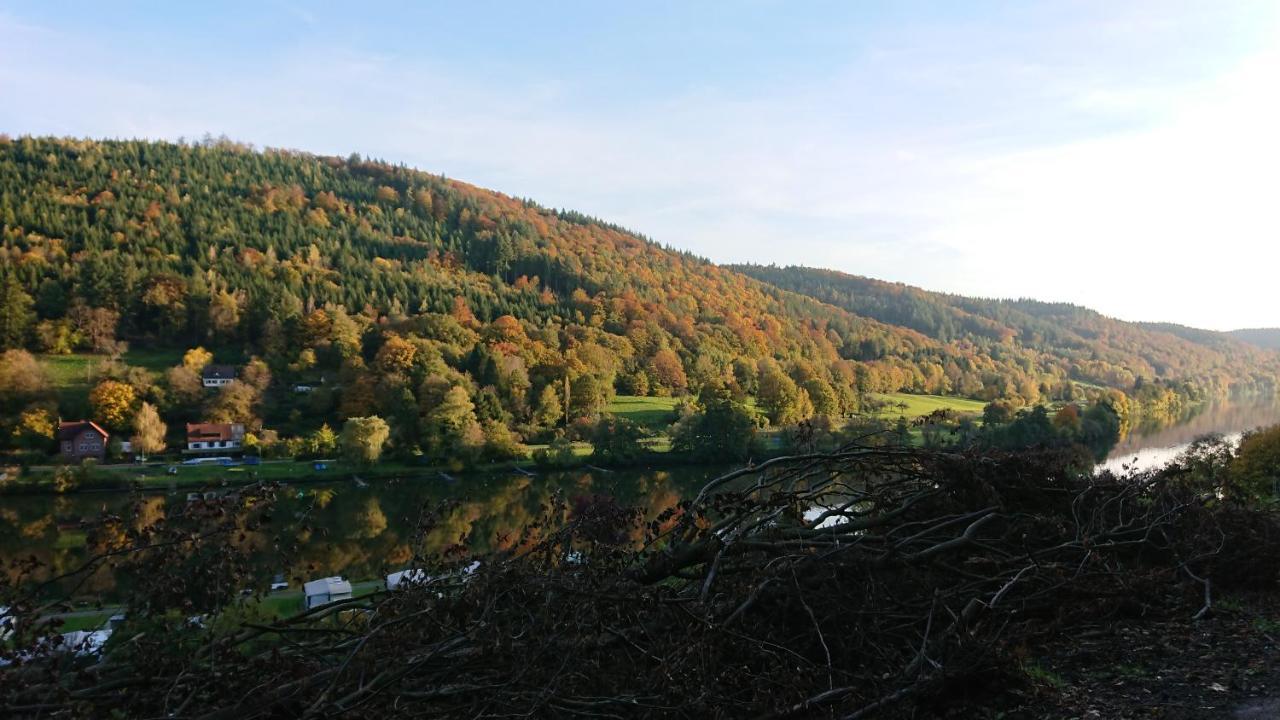 Fewo Am Neckarsteig Mit Anbindung An Heidelberg Неккарштайнах Экстерьер фото